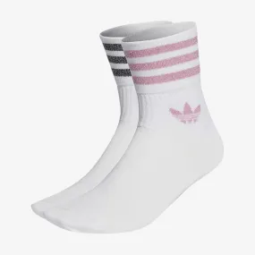 Adidas Originals | WMN'S MID-CUT GLITTER CREW SOCKS 2 PAIRS