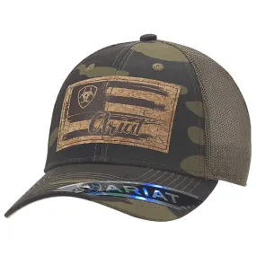 Ariat Women's Camo Flag Patch Cap A3000160222