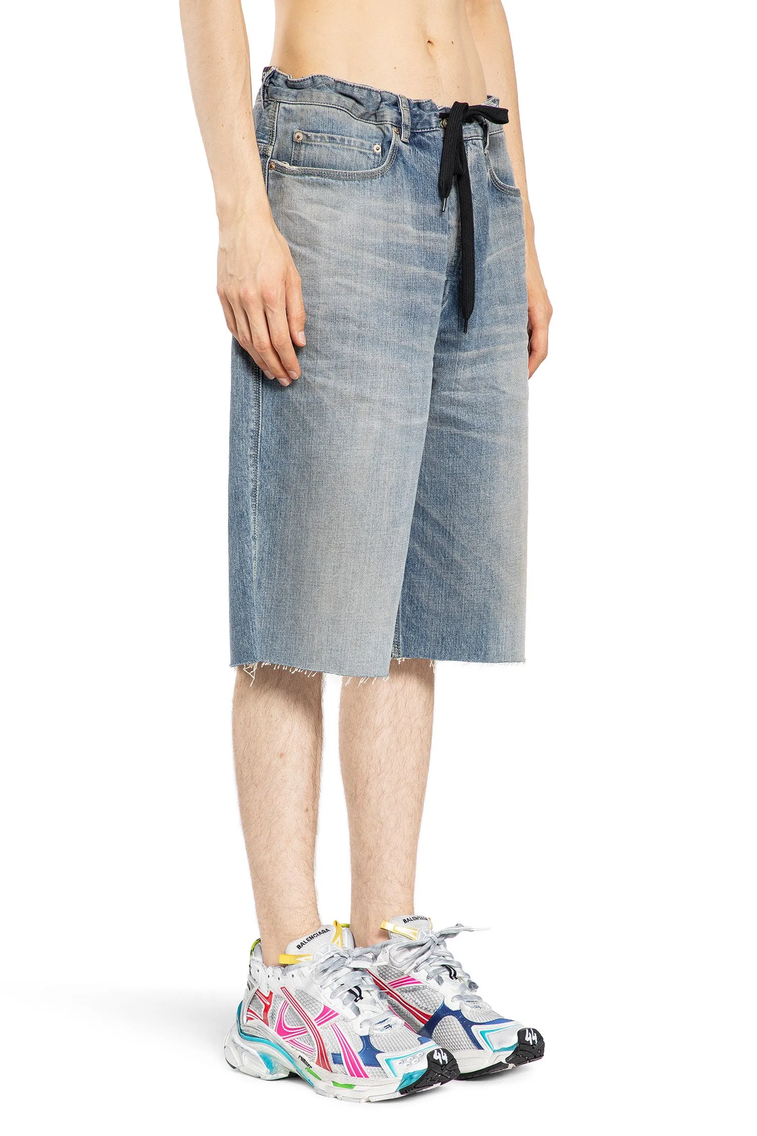 BALENCIAGA MAN BLUE SHORTS & SKIRTS