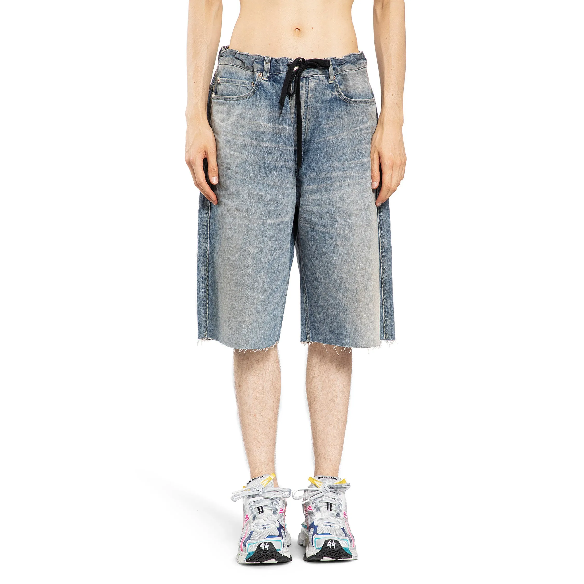 BALENCIAGA MAN BLUE SHORTS & SKIRTS