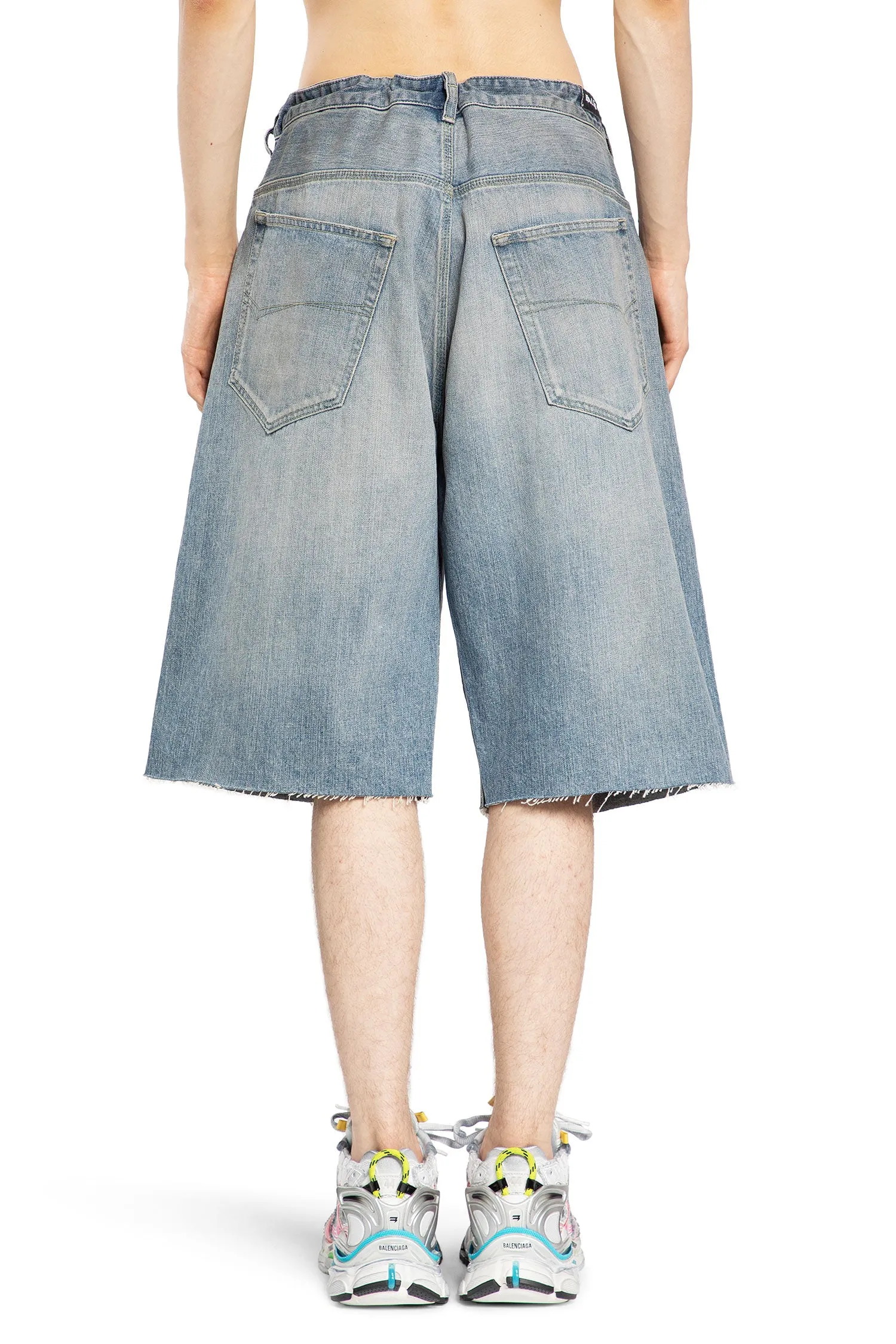 BALENCIAGA MAN BLUE SHORTS & SKIRTS