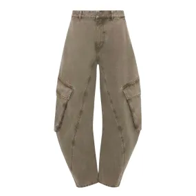 Barrel Leg Trousers