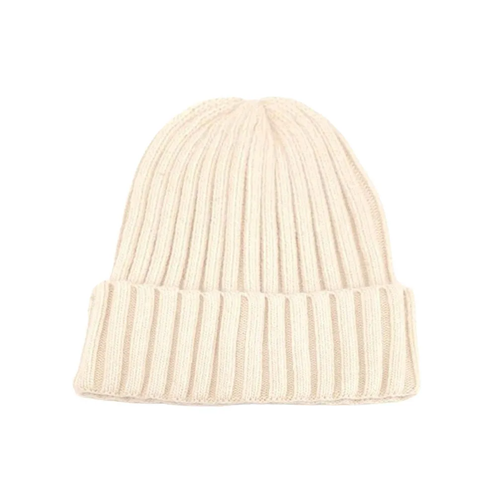 Beautiful Solid Knit Beanie Hat