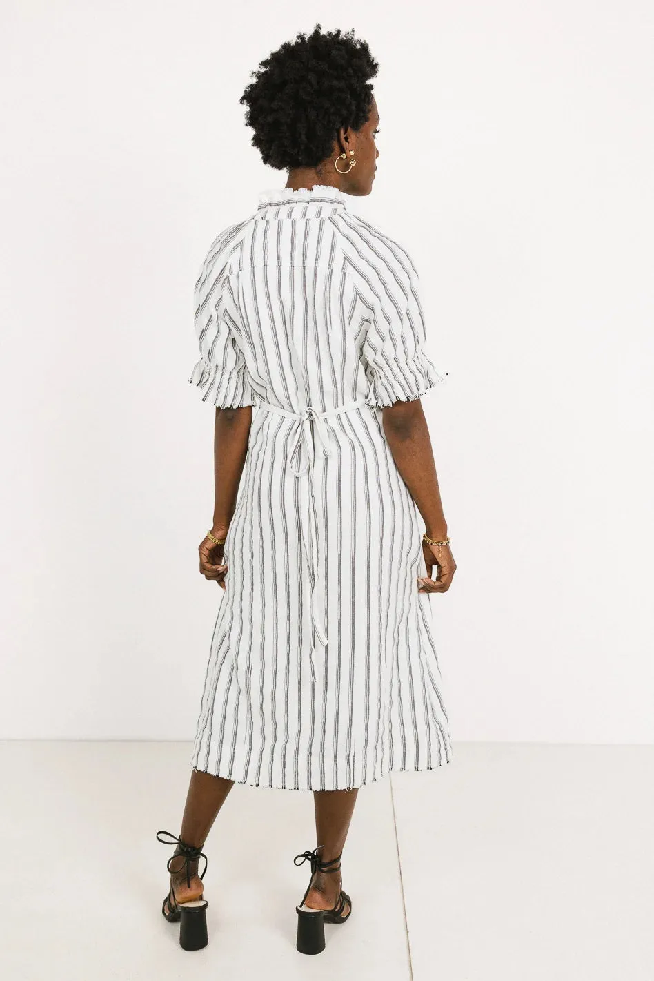 Bextor Striped Midi Dress