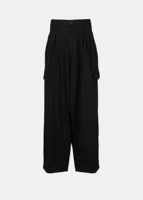 Black Cargo Trousers