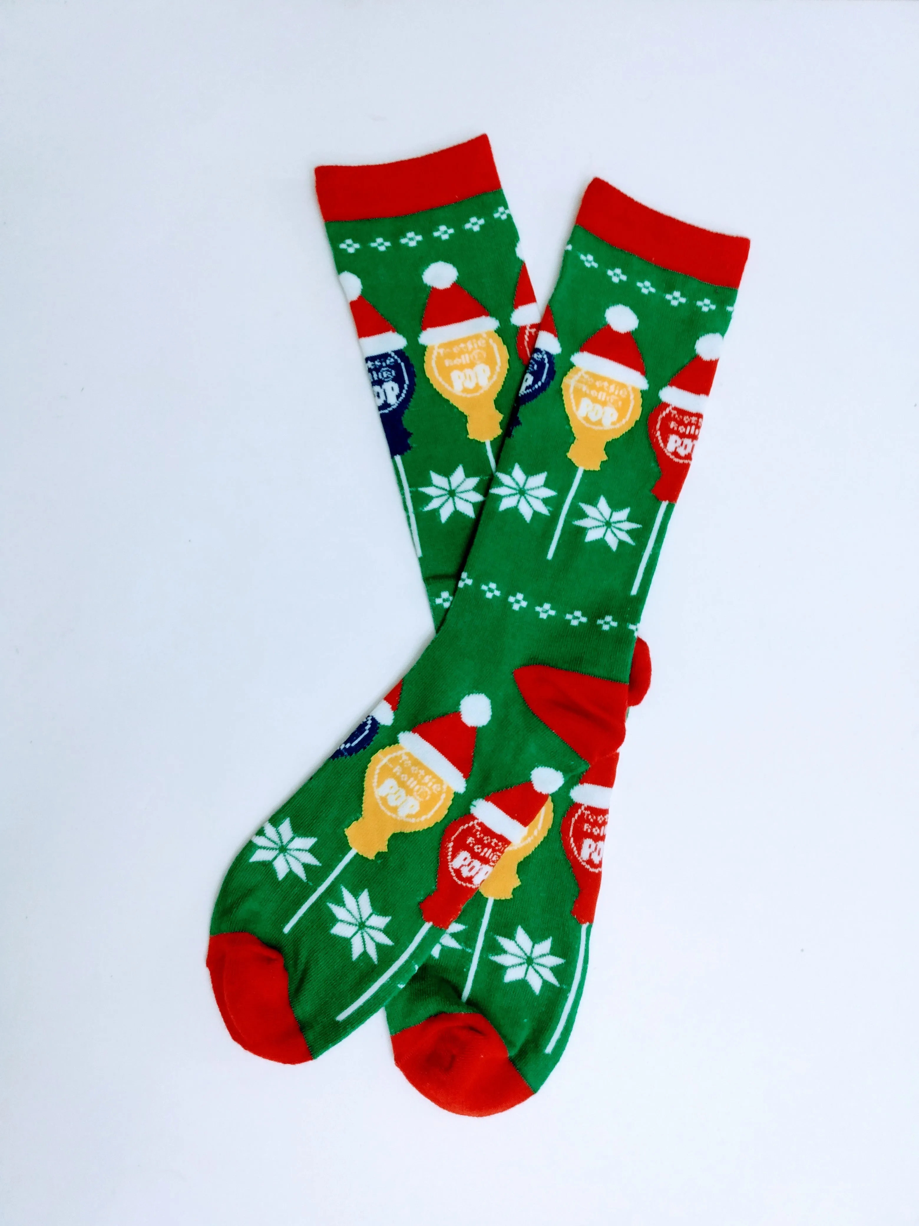 Blow Pop Santa Hat Crew Socks