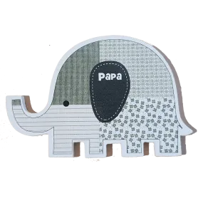 C&F Wooden Papa Elephant Character