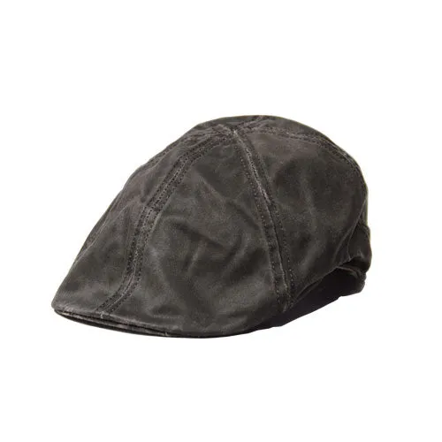 Conner - Weathered Cotton Duckbill Newsboy Cap