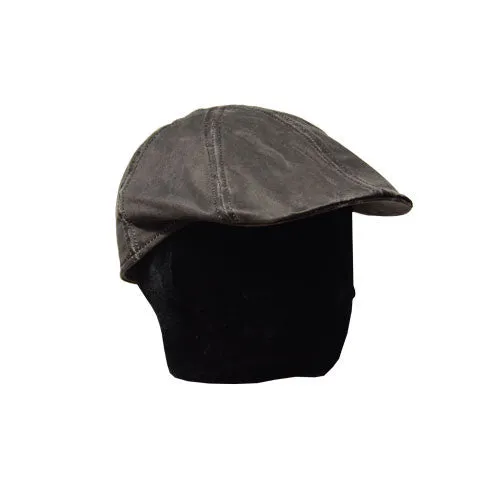 Conner - Weathered Cotton Duckbill Newsboy Cap