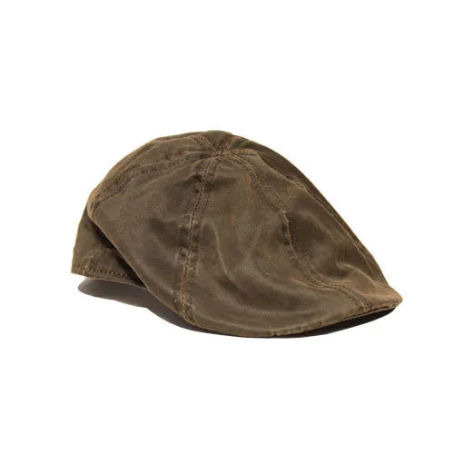 Conner - Weathered Cotton Duckbill Newsboy Cap