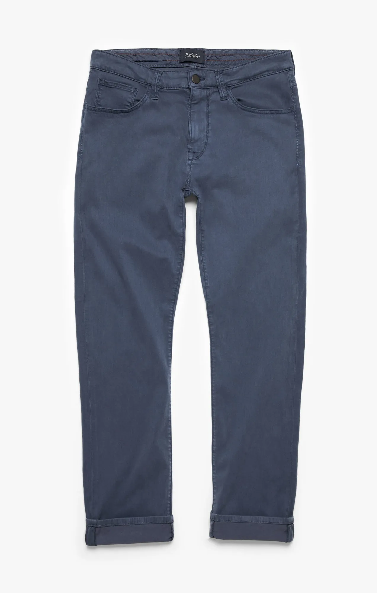 Courage Straight Leg Pants In Dark Denim Twill