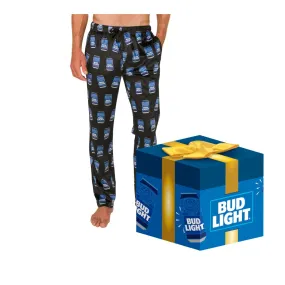 CRAZYLOUNGE Bud Light All Over Beer Cans Adult Pajamas & Loungewear (Creative Packaging)