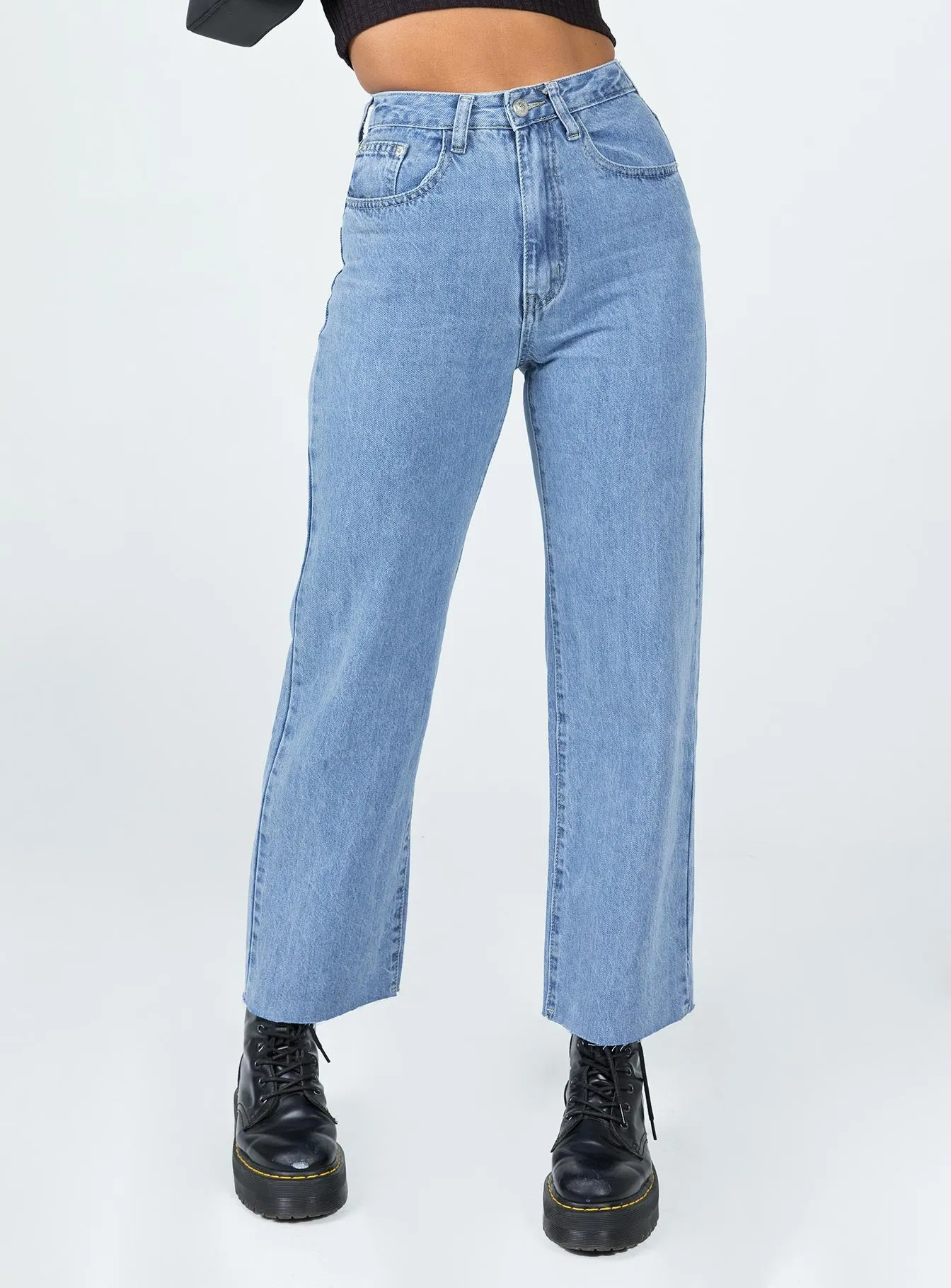 Damika Wide Leg Denim Jeans