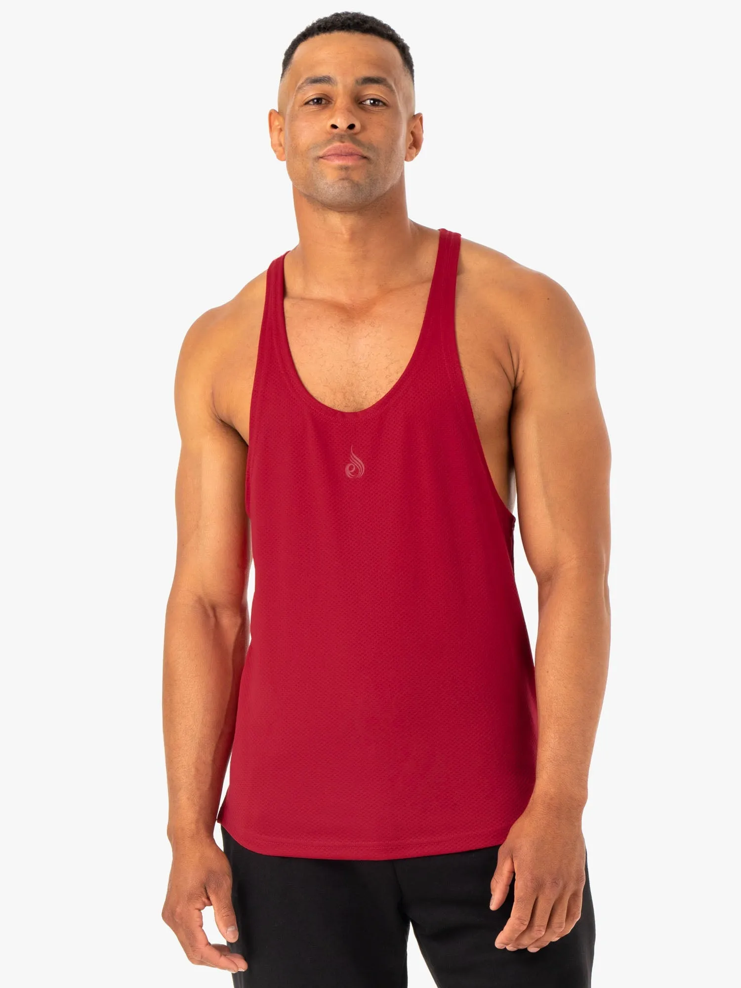 Enhance Stringer T-Back - Burgundy