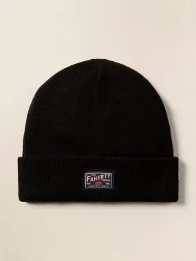 Faherty Logo Beanie - Black