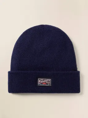 Faherty Logo Beanie - Navy