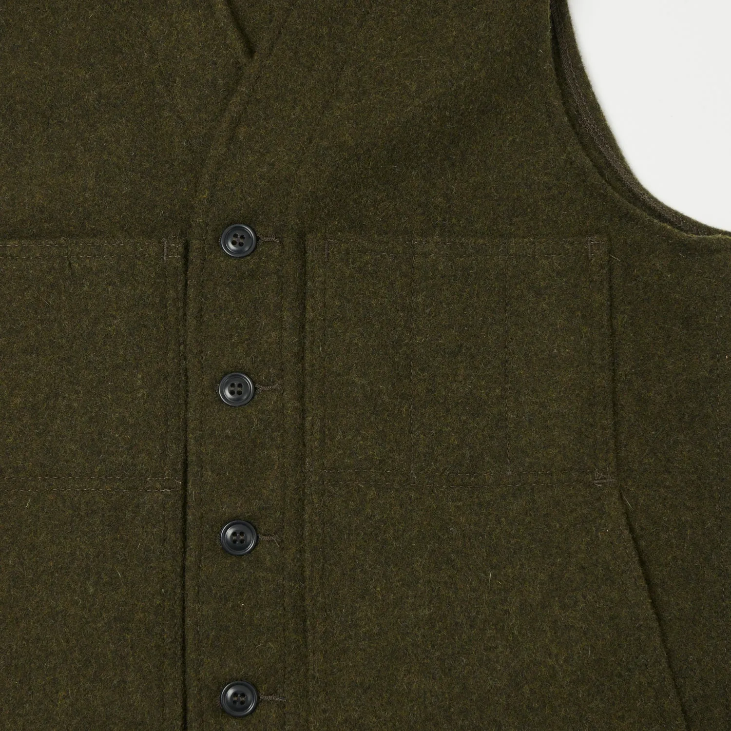 Filson Mackinaw Wool Vest - Forest Green