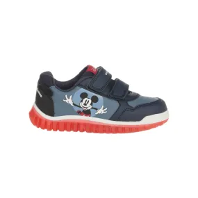 Geox Toddler's (Sizes 23-27) Lightyloo Mickey Light-Up Navy/Red