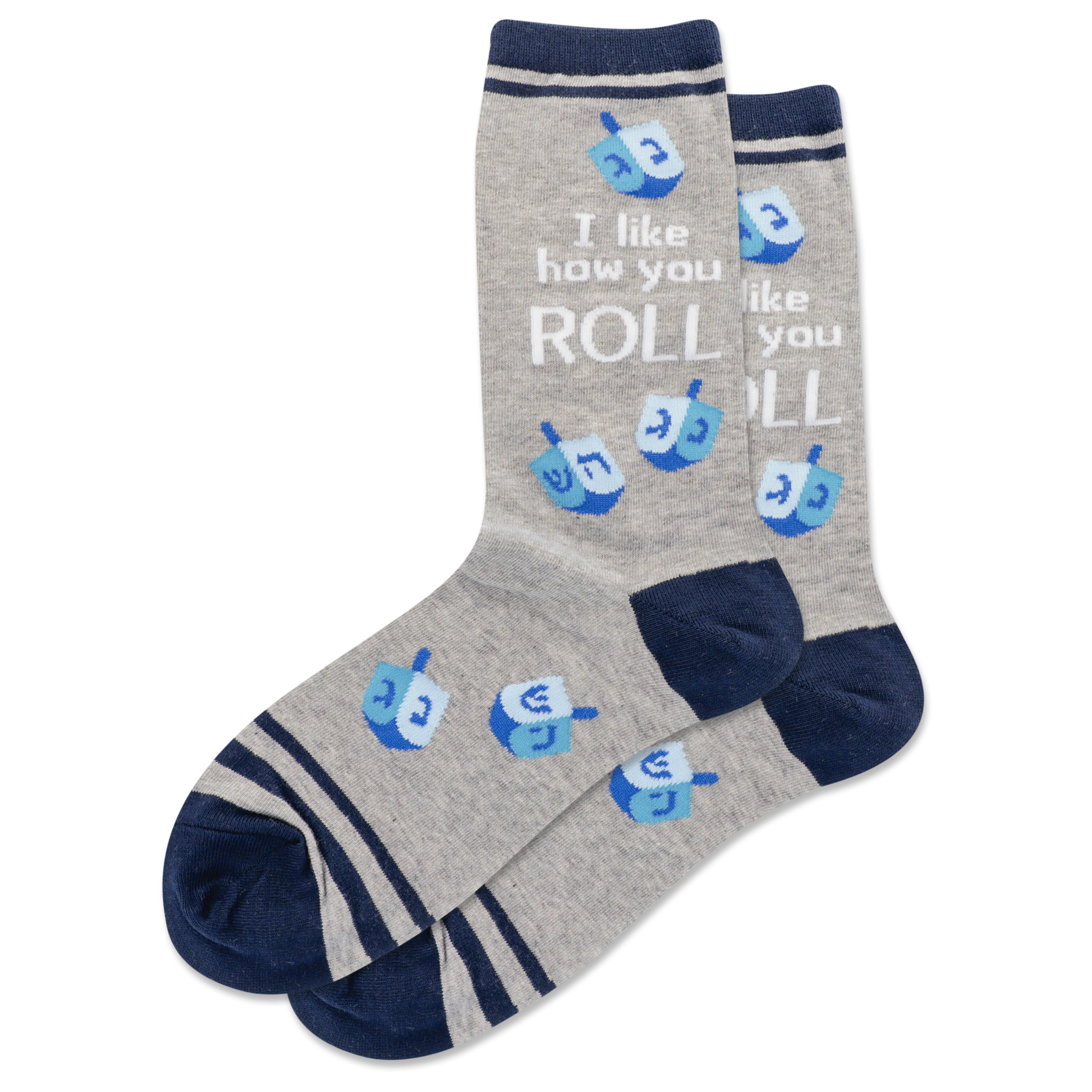 HOTSOX Women's I Like How You Roll Crew Socks