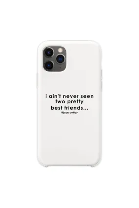 Jordan Scott: Two Pretty Best Friends White Phone Case