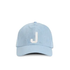 Kids Letter J Baseball Hat Denim