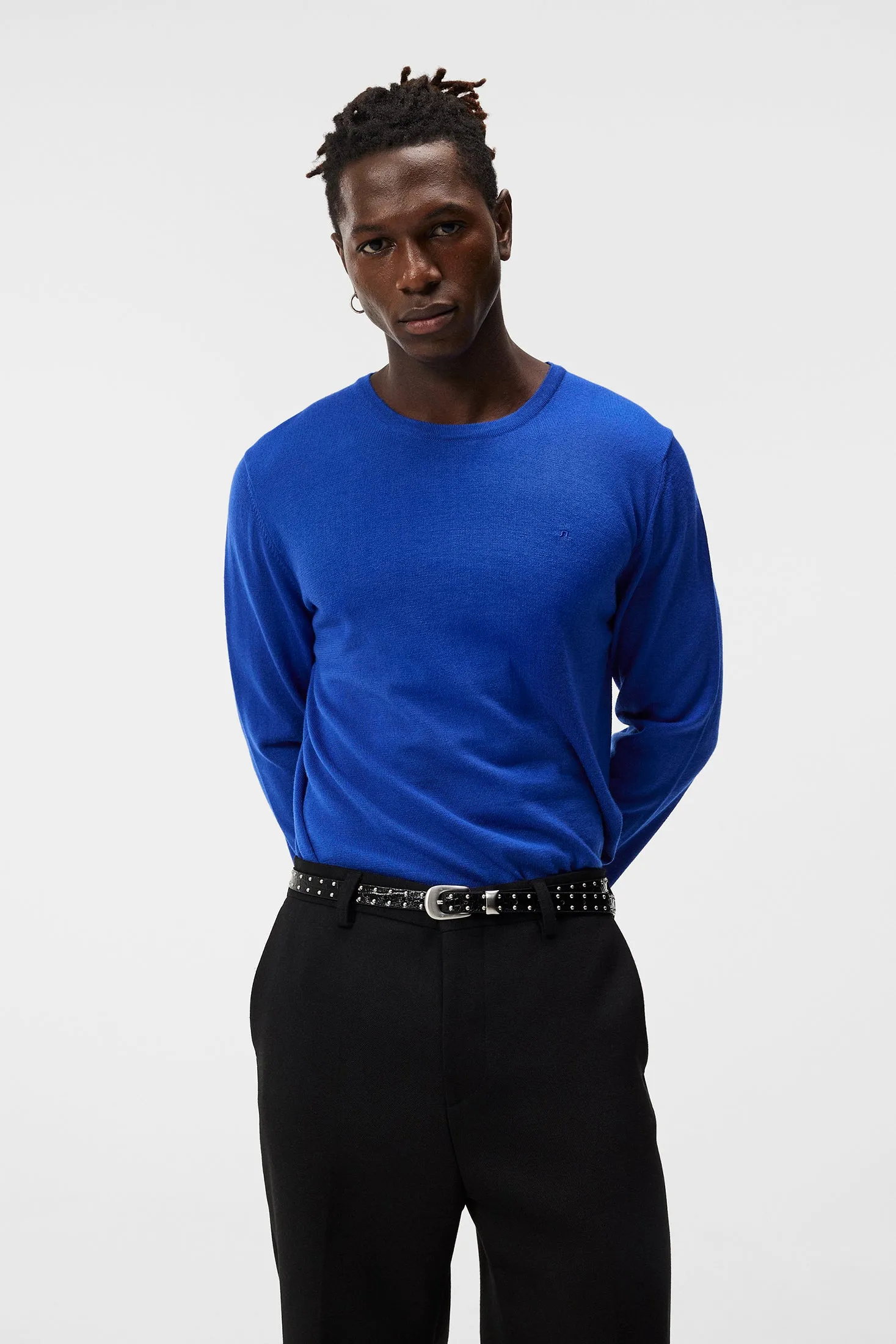 Lyle Merino Crew Neck Sweater / Surf the Web