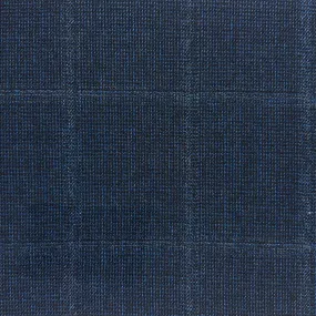 Navy With Fine Self Windowpane