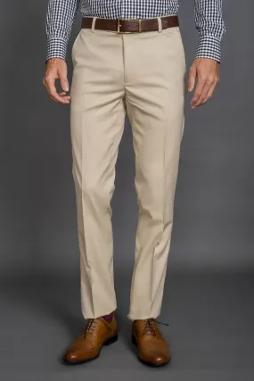 Slim Fit-Formal Trouser-Beige