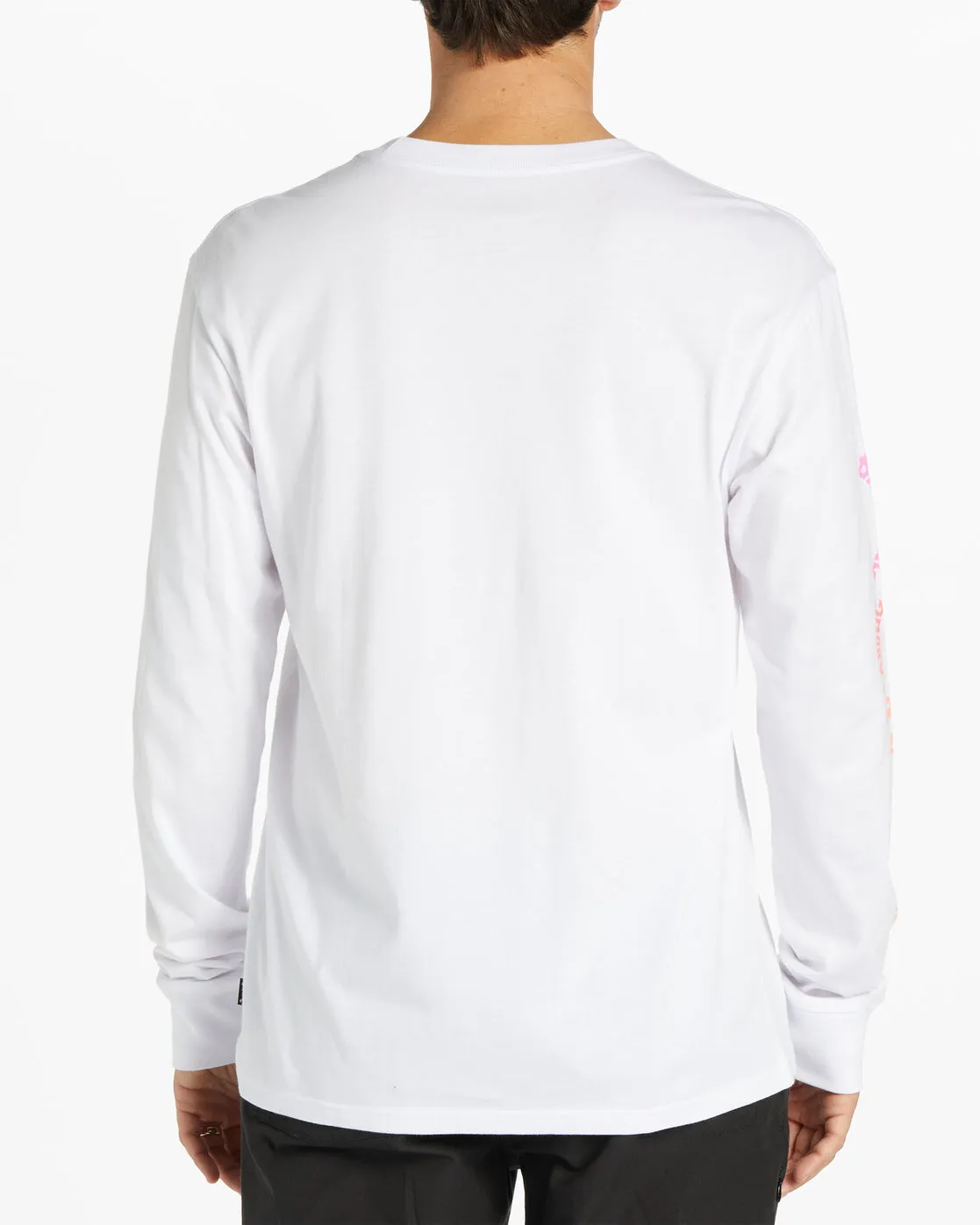 Snaking Arches Long Sleeve T-Shirt - White