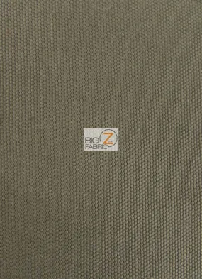 Solid Cotton Duck Canvas Fabric / Moss / Sold By The Yard