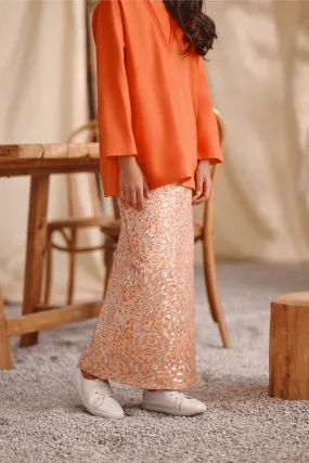 The Bayu Jacquard Skirt - Spring Dawn