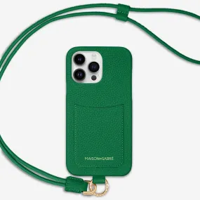 The Sling Phone Case iPhone 15 Pro - Emerald Green