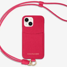 The Sling Phone Case iPhone 15 - Shibuya Fuchsia