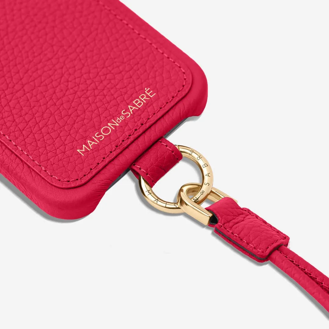 The Sling Phone Case iPhone 15 - Shibuya Fuchsia