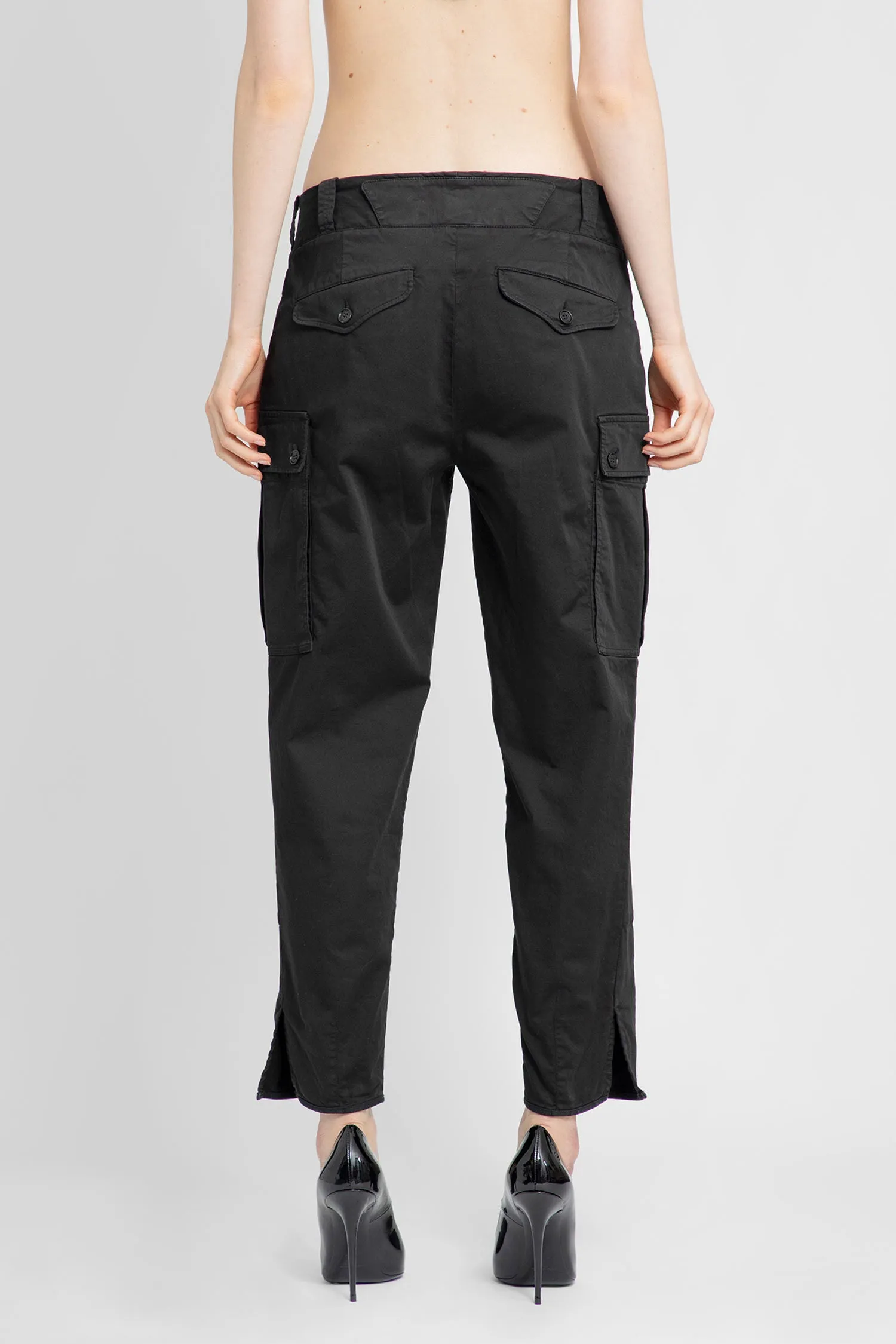 TOM FORD WOMAN BLACK TROUSERS